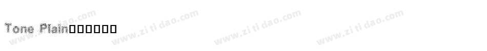 Tone Plain字体转换